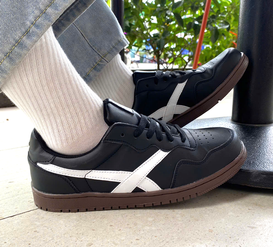 Giày Sneaker Inichi G1329 Đen X Trắng